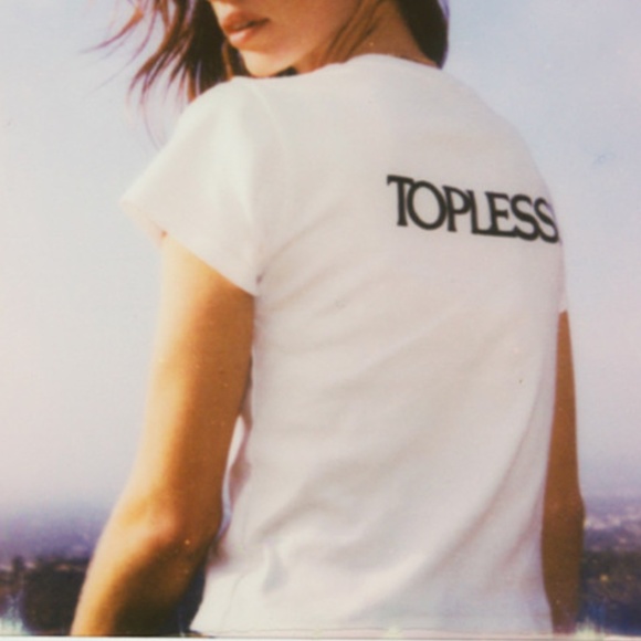 NWT Realisation Par Topless! Bady Tee - White - Picture 8 of 10